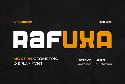 Rafuxa - A Modern Geometric Font font