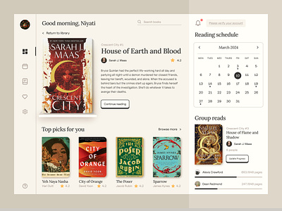 E-Book Dashboard audiobook book dashboard dashboard design ebook figma library reading store ui web website
