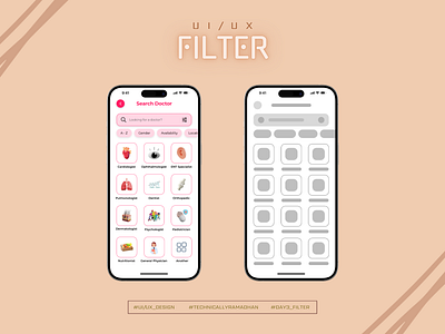 Filtering App filter mobile ui