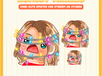 💡Custom YCH Chibi Emotes💡 animation cable chibi emotes concept art custom design design digital artwork discord emotes graphic design illustration kick emotes lamp original character overlay package personalized emotes streamer twitch design twitch emotes ych emotes youtube