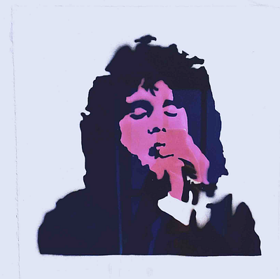 Jim Morrison Stencil jim morrison stencil street art the doors