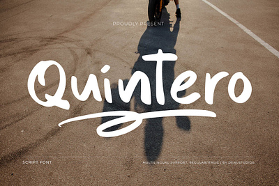 Quintero Script Font minimalist font