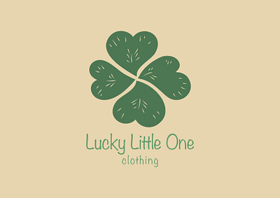 Baby Apparel Brand "Lucky Little One" branding clothing dailylogochallenge design graphic design illustration logo typography vector