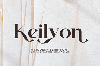 Keilyon - A Modern Serif Font style