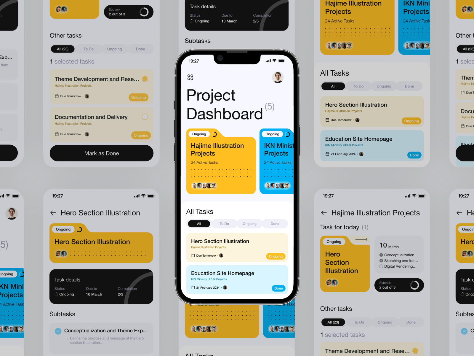 Projectify - Project Management Mobile App by Vektora UIUX for Vektora ...