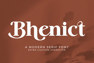 Bhenict - A Modern Serif Font style