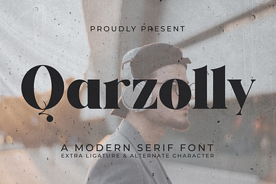 Qarzolly - A Modern Serif Font style