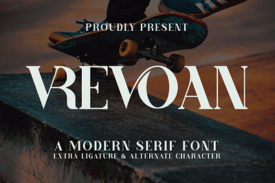 Vrevoan - A Modern Serif Font style