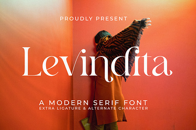 Levindita - A Modern Serif Font style