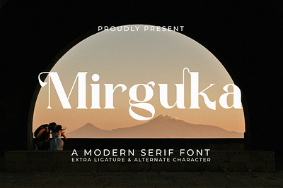 Mirguka - A Modern Serif Font style