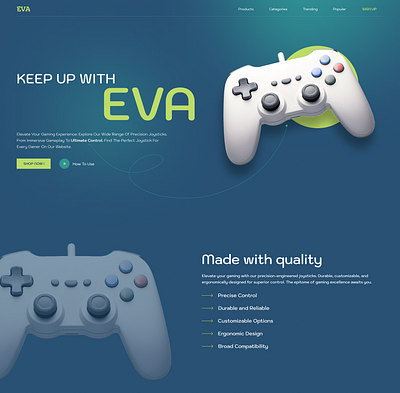 Joy Stick UI/UX website design animation branding figma design game joy stick website design gaming web design graphic design logo ui uiux design website mockup