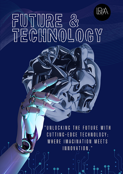 Future & Technology design illustration poster technology