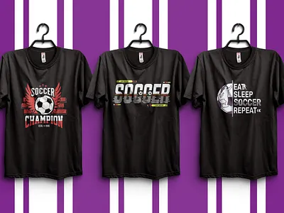 Soccer sports typography t shirt typography