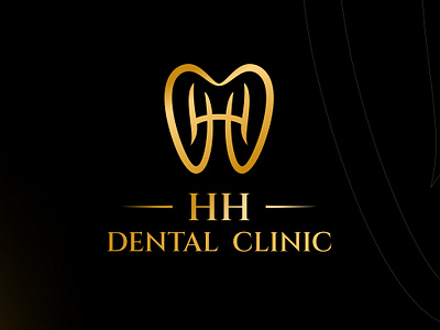 HH Dental Clinic - Logo Design branding clinic clinic logo dental dental brand dental care dental clinic dental logo designer for hire h dental logo h logo hh logo identity logo creator logo design luxury dental logo simple logo tooth