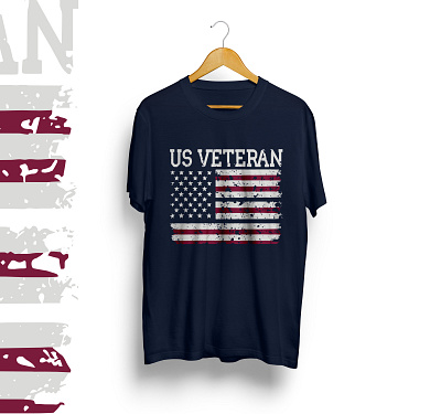 US Veteran T-Shirt Design.... american army branding design flag graphic design graphic designer grunge illustration new tshirt soldier star t shirt design tshirts us flag usa vector veteran vintage