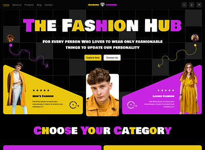E-commerce - Fashion website 3d animation branding clothing store e commerce ecommerce app fashion fashion blog fashion e commerce. fashion store figma compatible homepage landing page online shop ui web design web ui kit website website design