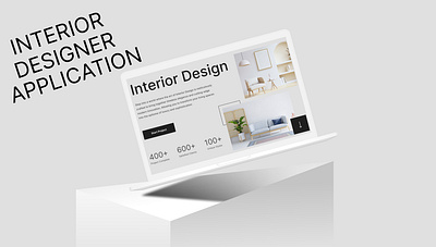 Interior Designer Web Page UI Design design figma figma design freepik ui user interface webpage