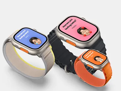 Apple Watch Memoji 😍 apple watch design memoji mockup ui ui design ux watch