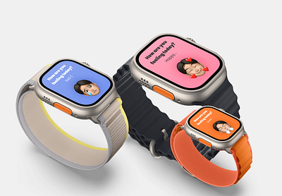 Apple Watch Memoji 😍 apple watch design memoji mockup ui ui design ux watch