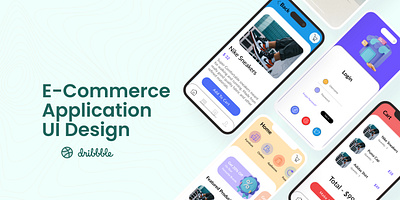 E-Commerce Application UI Design app application design e commerce figma mockups ui