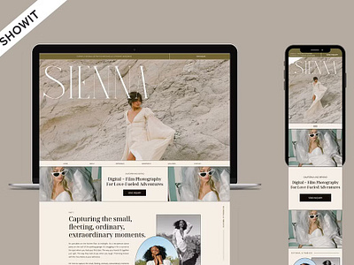 Showit Website Template Sienna editorial template modern website modern website template photographer website photography website showit web design showit website template showit website template sienna web design web design template website design website template website theme