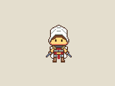 pixel person assassins creed assaissins creed assassins creed pixel kawaii kawaii chibi pixel art pixel chibi pixel people pixel person