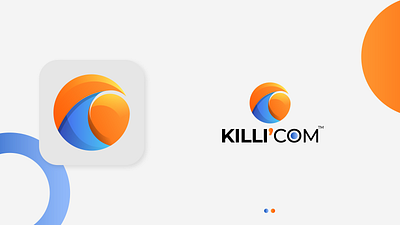Killi'com Logo 3d branding comms communication concept design designer digital marketing gradient illustration inspiration killicom logo logo maker mozilla vector