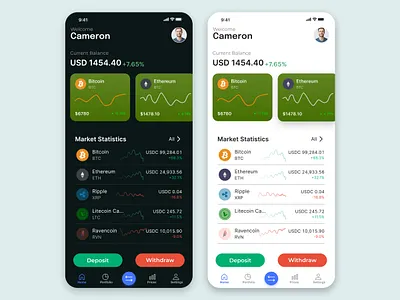 Crypto App Homepage best ui bitcoin crypto cryptpcurrency design eth memecoin minimal minimal design ui ui ux
