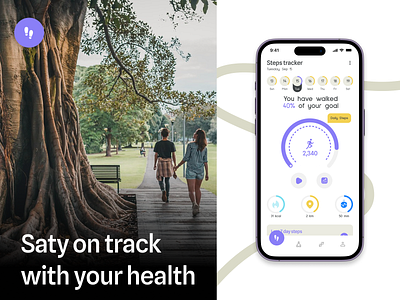 Health App - Step Counter & Daily Tracker android android app android app design android app development app source code flutter developer flutter health app flutter ready to publish app hire flutter developer mobile ui ux ready to publish app yoga workout