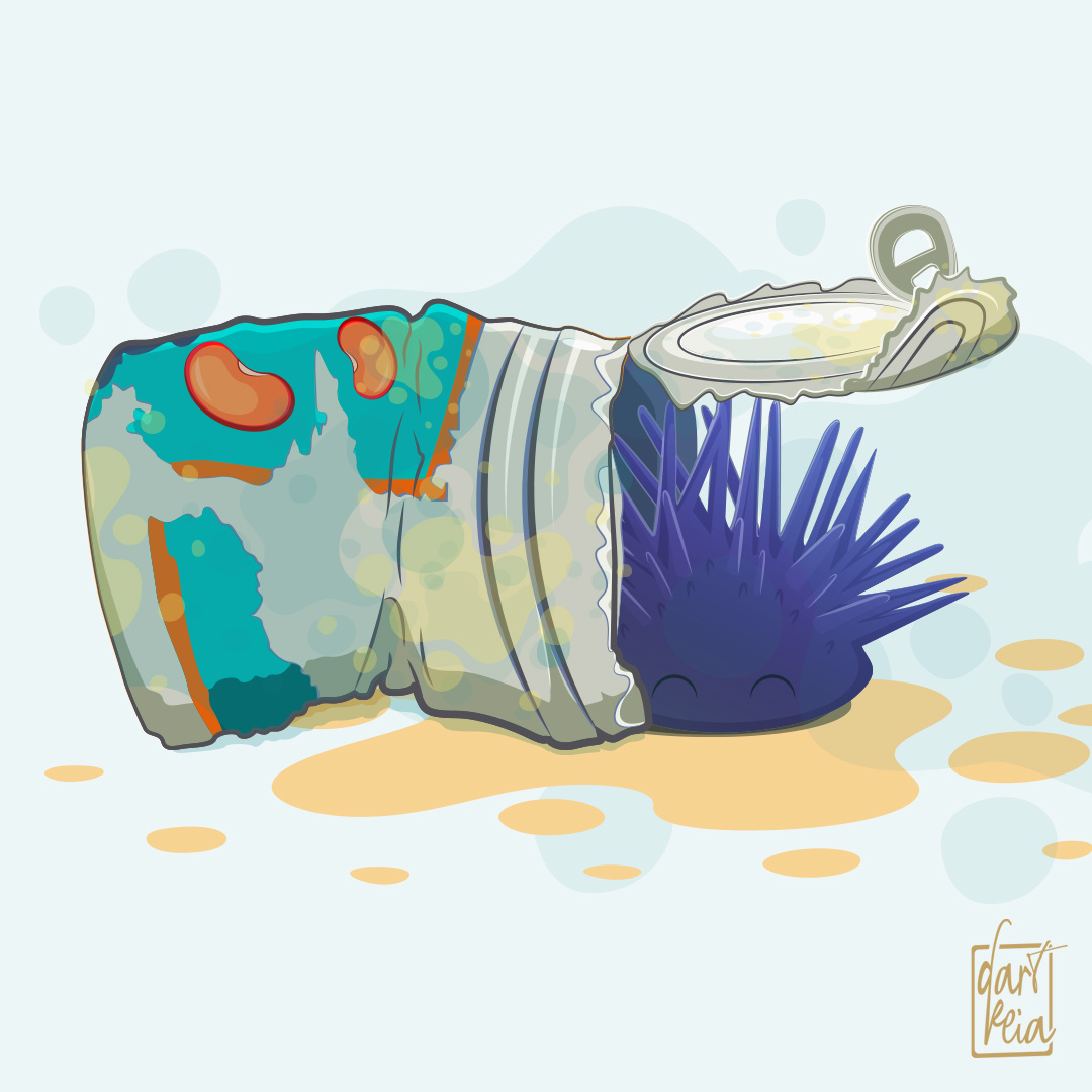 Earl: a sea urchin adobeillustrator animal characterdesign cute digitalart digitalartist digitalillustration kawaii sealife underwaterlife urchin vectorart vectorartist vectorillustration