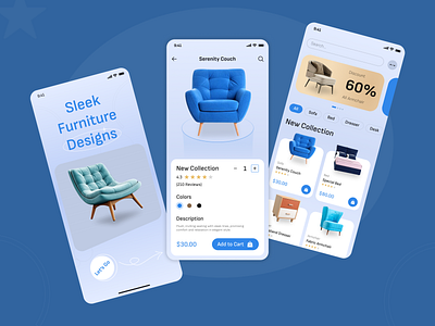 Furniture E-commerce - Mobile app app app design e commerce e commerce app e commerce design ecommerce furniture furniture app furniture store mobile app mobile app design mobile design mobile ui onlineshop shop ui design