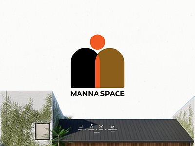Manna Space branding design graphic design logo minimalist object space symbol timeless