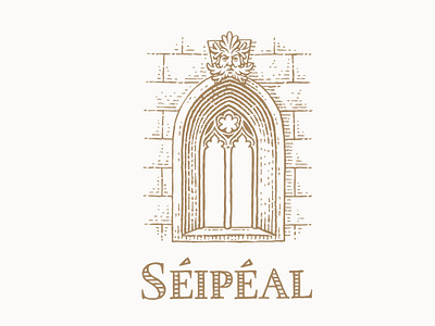 Seipeal branding classical engraving etching packaging design retro scratchboard vintage