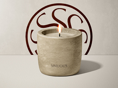 Sinuous - Logo Design I Organic Scented Candle Branding brand design brand identity branding business identity corporate branding graphic design identity identity design logo logo branding logo design perfume perfume brand perfume brand logo perfume candles premium candles scented candles stationery visual design visual identity