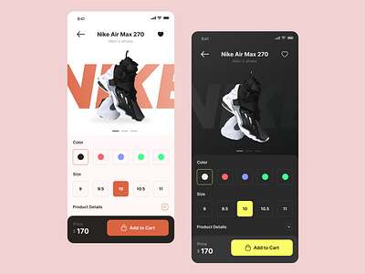 Shoe Store UI Concept graphic design ui