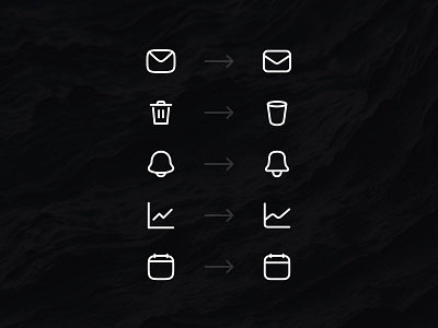 Icons Refresh ♻️ design icon icon set iconography icons minimal saas ui web design