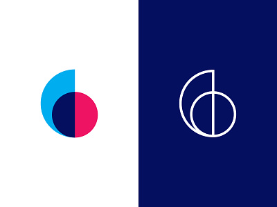 6 Monogram 6 brand branding design fest festival identity logo mark minimal monogram