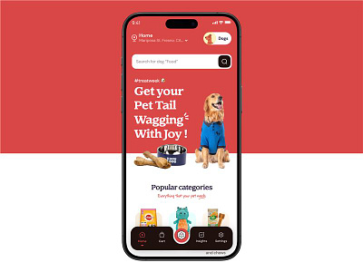 Your online Pet Family needs best mobile apps best mobile uis best of dribbble best of ui designs best of ux discovery dribbble discovery pet ecommerce pet food pet shop pets store successful app designs the best