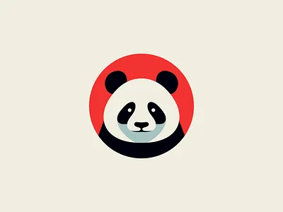 Panda Logo animal bamboo bear branding character circular design emblem icon identity illustration logo mark mascot panda sports symbol vector wildlife zoo