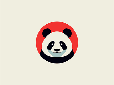 Panda Logo animal bamboo bear branding character circular design emblem icon identity illustration logo mark mascot panda sports symbol vector wildlife zoo
