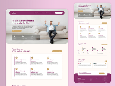 Spoľahlivý nájomca - Web design design designs ui web webdesign