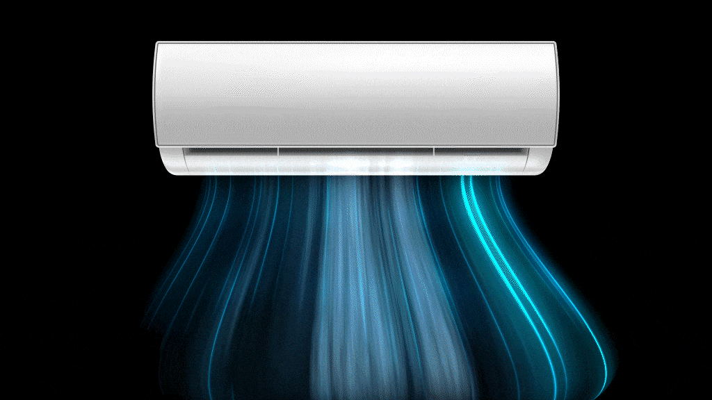 Cold air flow from air conditioner effect by Motion Stock on Dribbble