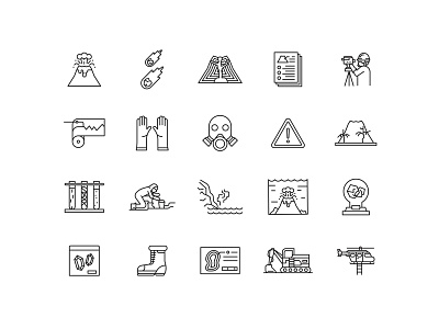 Volcanology Icons free download free icons freebie icon design vector icon volcano volcanology volcanology icon