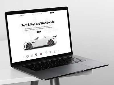 Landing Page | Luxury Car Rental Worldwide | Rent Ride car rent elite car landing page rent car tilda ui ui design user experience (ux) user interface (ui) ux ux design visual visual design web design website