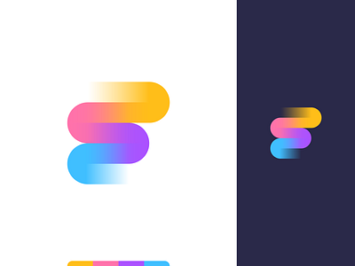 Flow F Logo Concept // For Sale abstract alpha branding colorful creative crypto dynamic f f logo flow fluid gradient letter f logo modern rounded transparent vibrant vivid web3