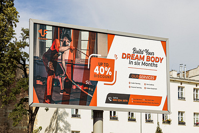 Fitness, Gym Billboard and Signage Design banner billboard billboard design design fitness gym outdoor signage signage design trainning workout