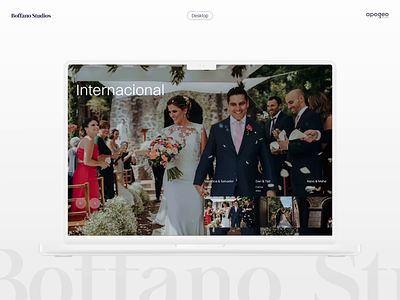 Boffano Studios - Weddings studio website animation minimalist website photography photography studio photography website web design webflow website design weddings studio
