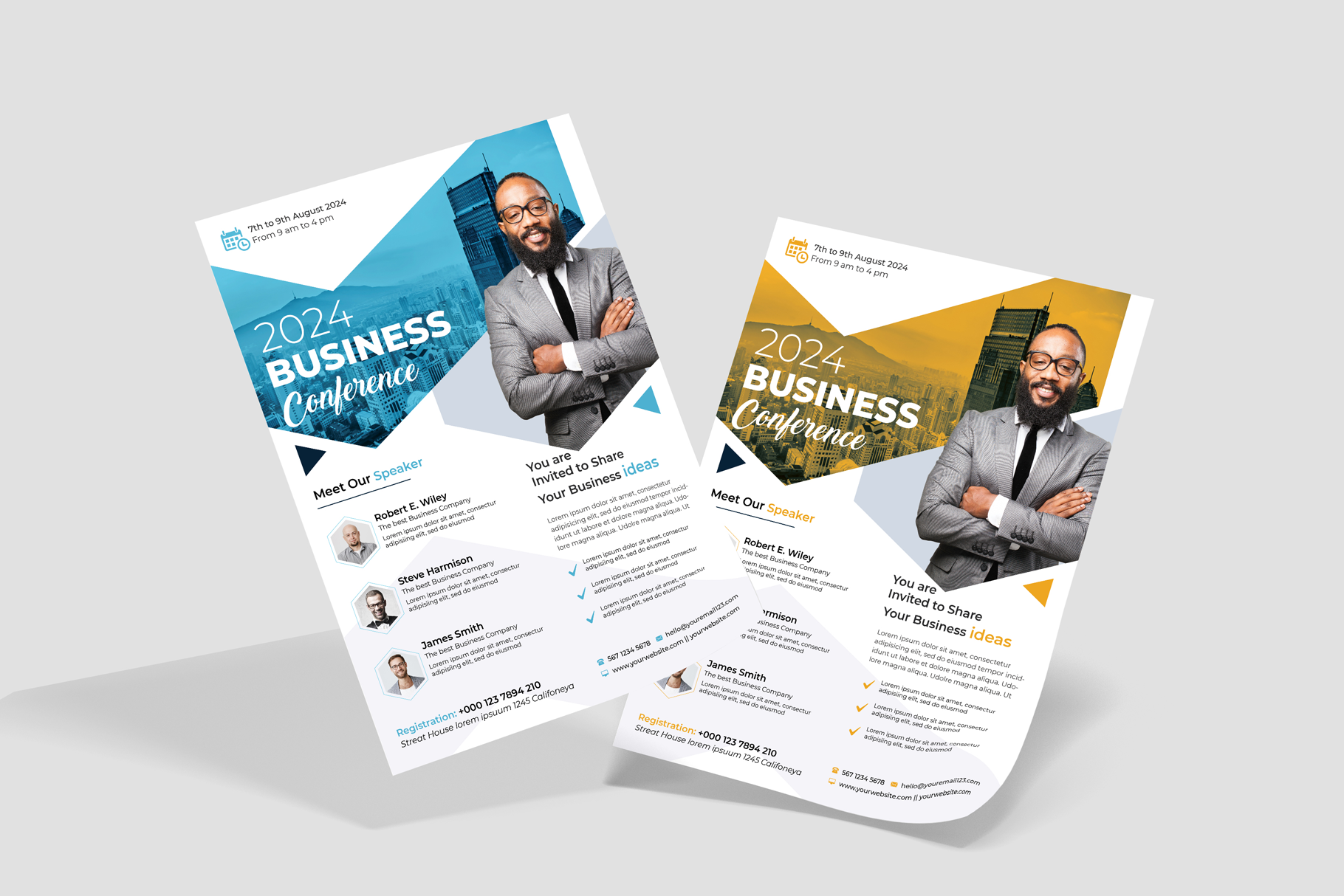 Conference Flyer by Md. Ariful Islam on Dribbble