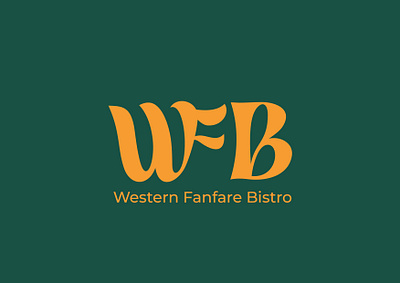 Western Fanfare Bistro brand branding logo logos