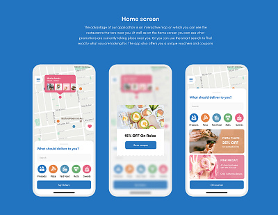 Food Delivery App delivery food graphic design ui
